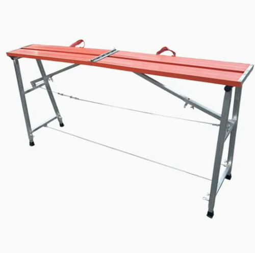 Katlanabilir Alüminyum Çalışma Platformu 150 cm Yükseklik Ayarlı İskele Merdiven
