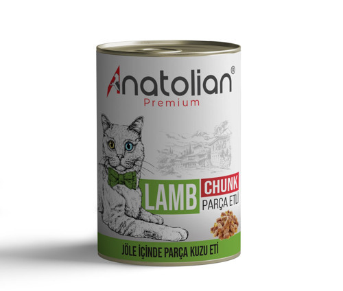 Kuzulu Parça Etli Yetişkin Kedi Konservesi 400 gr x 24 Adet