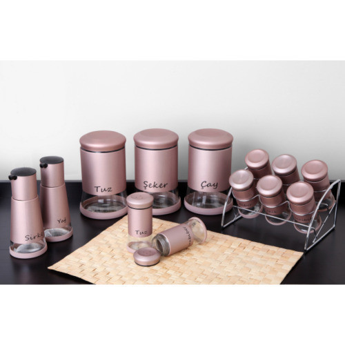 GÖNÜL CAM 13 PRÇ ROSE GOLD BAHARAT TAKIMI