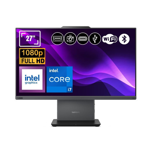 ThinkCentre Neo 50a 12SAA05ATR i7-13620H 16GB 512GB SSD 27" FHD FreeDOS All in One Bilgisayar