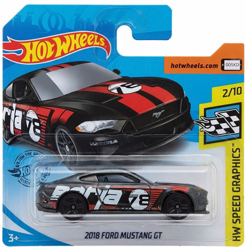 - 2018 Ford Mustang GT - Borla - Siyah - GHF98 - 2018 (1/64)