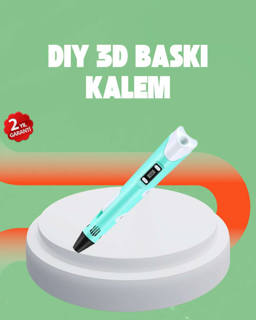 Üç Boyutlu 3D Yazıcı Kalem ABS ve PLA Uyumlu