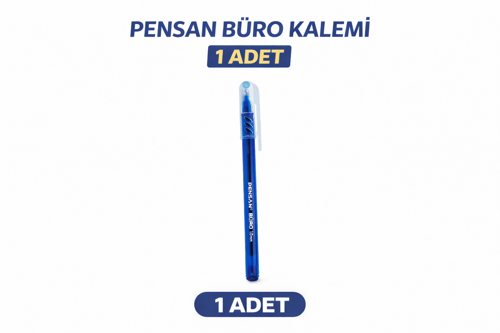 Pensan Büro Tükenmez Kalem 1.0 mm Mavi 1 Adet