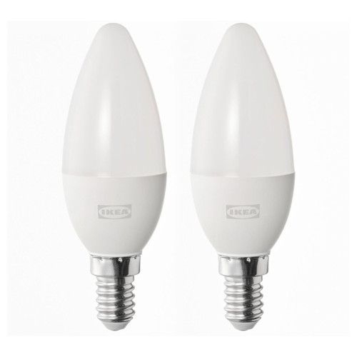 LED Ampul E14, Işık Rengi: Sıcak Beyaz (2700 Kelvin), 470 lm