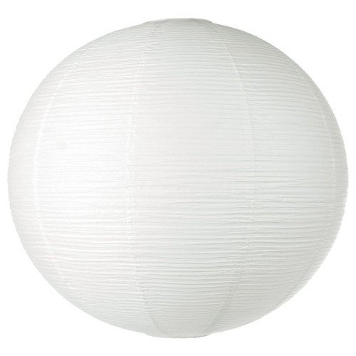Sarkıt Lamba Abajur Başlığı, Beyaz, 70 cm, El Yapımı