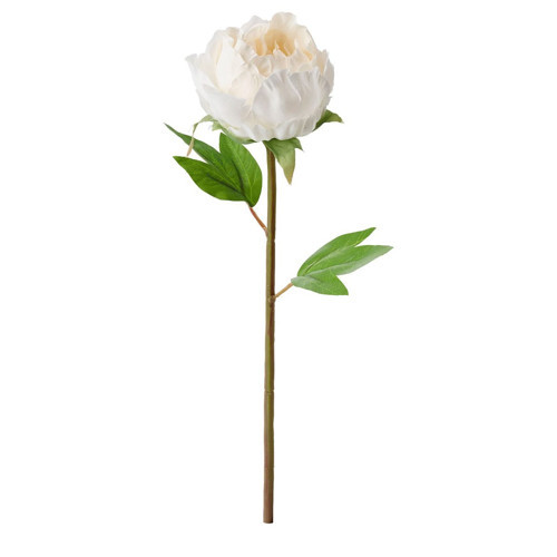 Yapay Çiçek, Beyaz, 30 cm, Şakayık