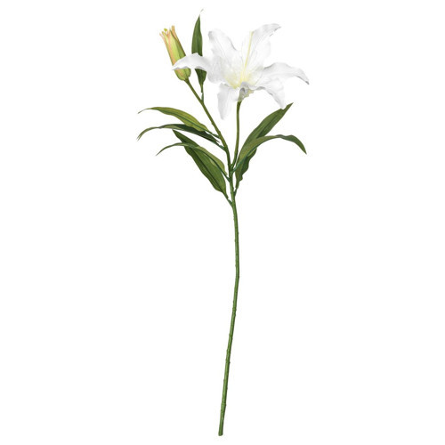 Yapay Çiçek, Beyaz, 85 cm, Zambak