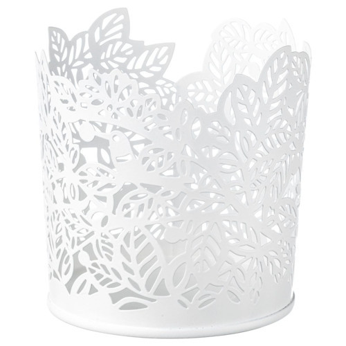 Tealight Mumluk, Beyaz, 8 cm