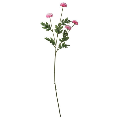 Yapay Çiçek, Pembe, 75 cm, Krizantem, İç-Dış Mekan