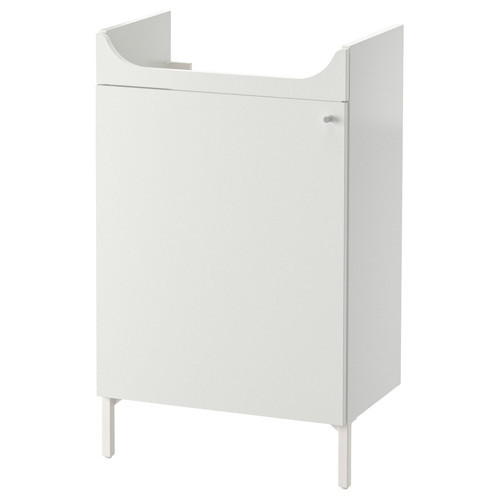 Lavabo Dolabı, Beyaz, 50x83 cm, 1 Kapaklı