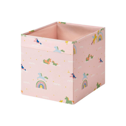Kutu, Pembe-Çok Renkli, 33x38x33 cm