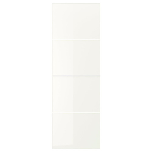 Sürgü Kapak Paneli, Beyaz Cam, 75x236 cm, 4 adet