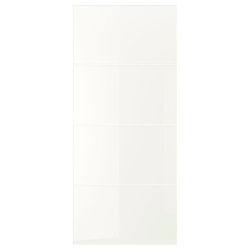 Sürgü Kapak Paneli, Beyaz Cam, 100x236 cm, 4 adet