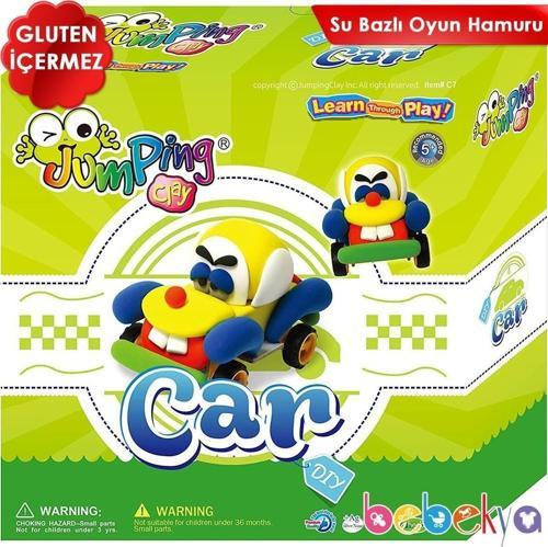 Jumping Clay Kendi Oyuncağını Kendin Yap Modelleme Oyun Hamuru Seti Araba