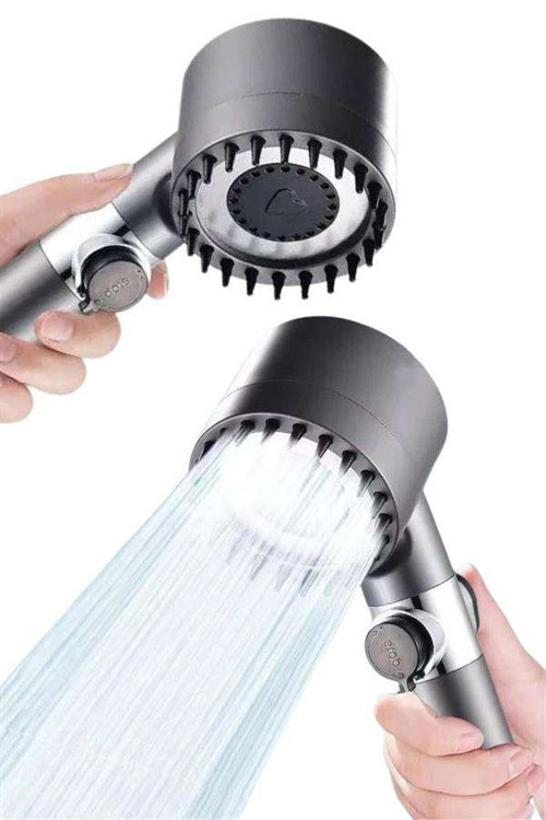 Yeni Nesil Duş Başlığı Paslanmaz Çelik Etkili Ergonomik Tasarım Su Basınçlı