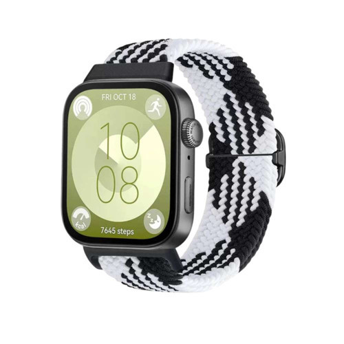 Huawei Fit 4 Kordon - Siyah-beyaz