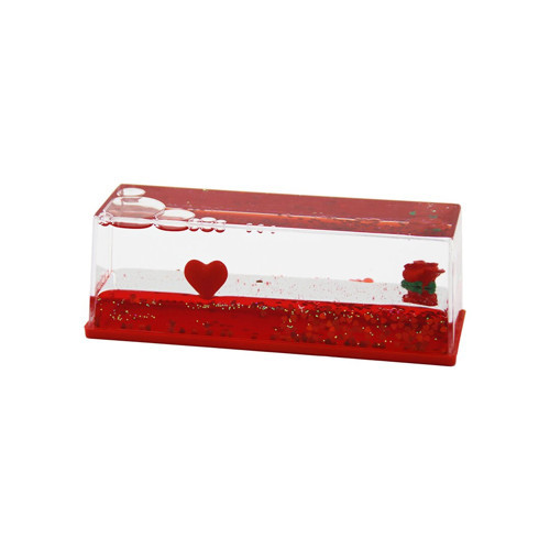 KIRMIZI SU KALP - GÜL D.GEN MİKA YÜZEN BATMAYAN DEKORATİF BİBLO AKVARYUM5.2X15.2X5.3CM (5691)
