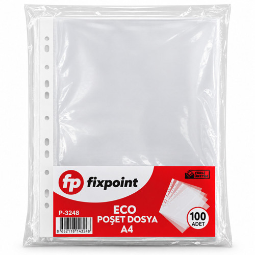 100PCS A4 POŞET ŞEFFAF DOSYA (5691)