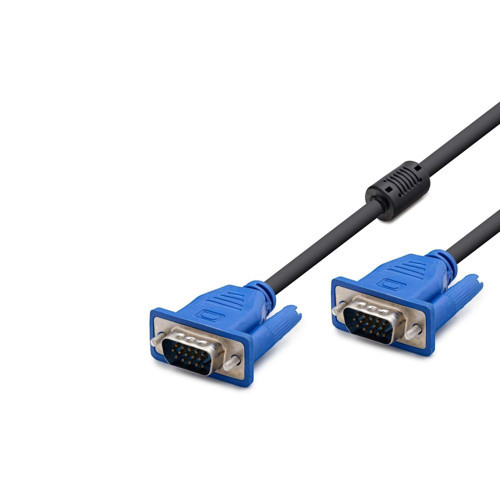 Vga Kablo Od 6.0 Mm 1.5 M Siyah Mavi HDX7845