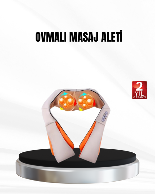 Yoğurmalı Isıtmalı Masaj Aleti – Ev, Ofis ve Araç Kullanımına Uygun, Çok Bölgeli Masaj Si