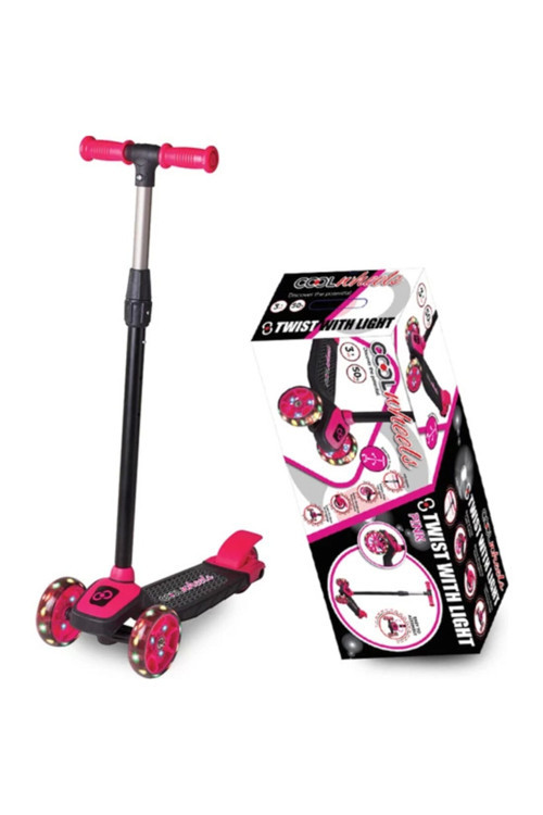Cool Wheels Scooter Işıklı Pembe