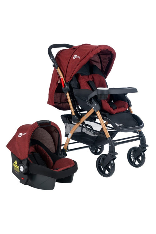 4Baby Bordo Active Gold Travel Sistem Bebek Arabası