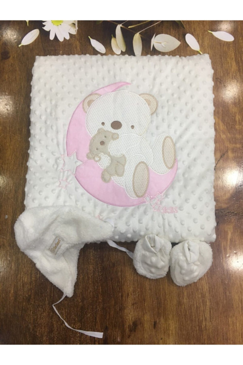 Kız Bebek Welsoft Kundak Battaniye Seti Das50 84102