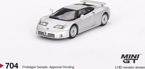 Bugatti EB110 GT Grigio Chiaro 1:64 704