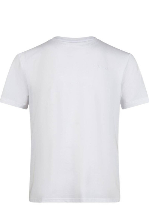 Viloft Sıfır Yaka Beyaz Erkek T-Shirt