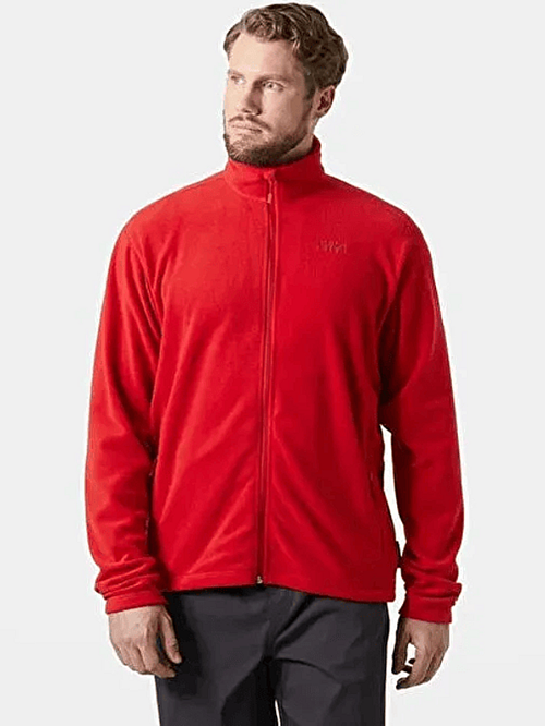 Mount Polar Fleece Erkek Yarım Fermuarlı Polar – Kırmızı