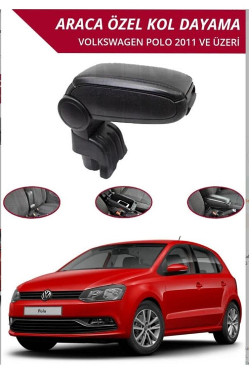 Vw Polo 2011 Sonrası Araca Özel Kol Dayama Kolçak (Vidasız Montaj)