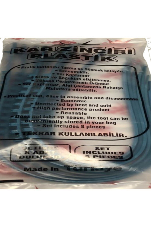 Araç Oto 8 Adet Plastik Lastik Kar Zinciri Araç Paleti