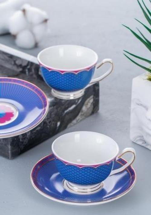 GRN-05033 Tessa Mor 2 Kişilik Kahve Fincan Takımı