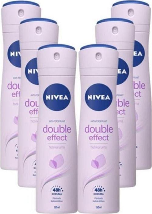 Double Effect Mor Düşler Kadın Deodorant 150 ml*6 Adet Avantajlı Paket