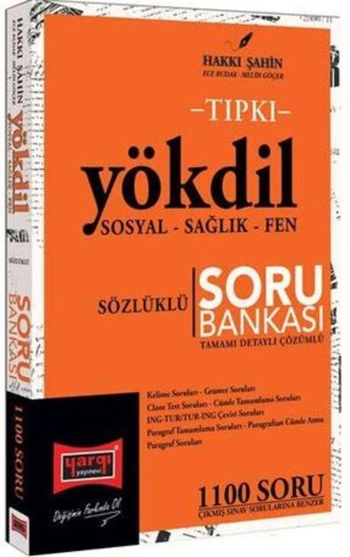2024 Tıpkı YÖKDİL Sosyal - Sağlık - Fen Sözlüklü Tamamı Detaylı Çözümlü Soru Bankası