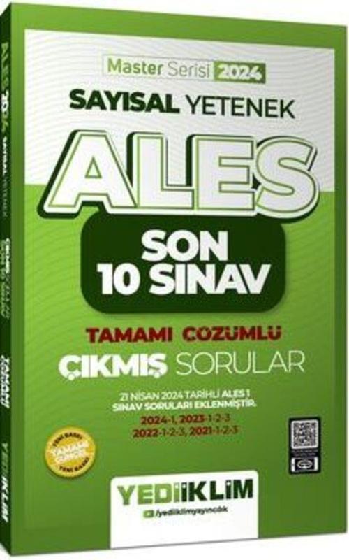  2024 ALES Sayısal Yetenek Son 10 Sınav Tamamı Çözümlü Çıkmış Sorular