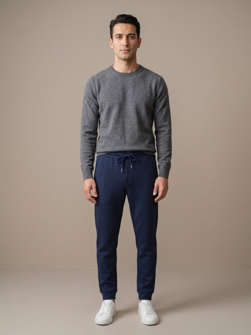 İndigo Erkek Double Face Jogger Eşofman Altı