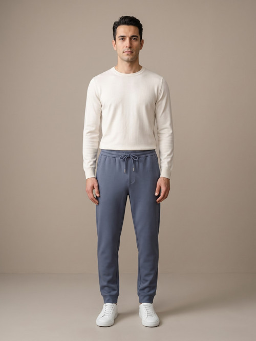 Füme Erkek Double Face Jogger Eşofman Altı