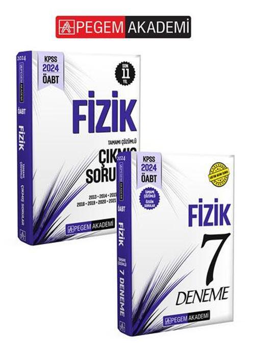 2024 KPSS ÖABT Fizik  Öğretmenliği Tamamı Çözümlü Deneme + Son 11 Yıl Çıkmış Sorular Seti (2.Kitap)