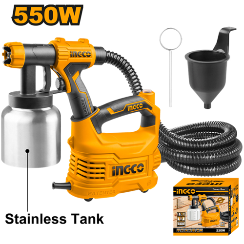 Elektrikli Boya Tabancası 550 Watt HVLP - ING-SPG5008-2