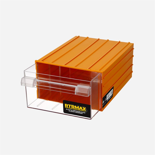 K-60 PLASTİK ÇEKMECELİ KUTU SARI RTRMAX - RCK60