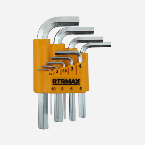 HEX ALLEN ANAHTAR 9 LU SET KISA RTRMAX - RH03851