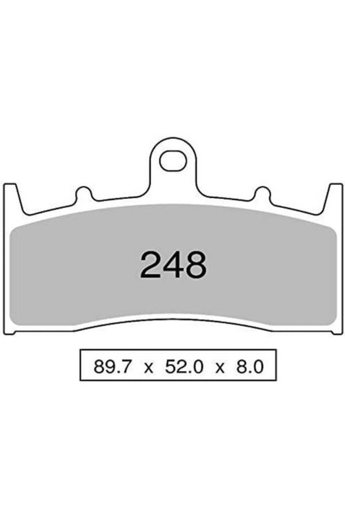 2P-248ST Sinterli Motosiklet Fren Balatası - TEŞHİR