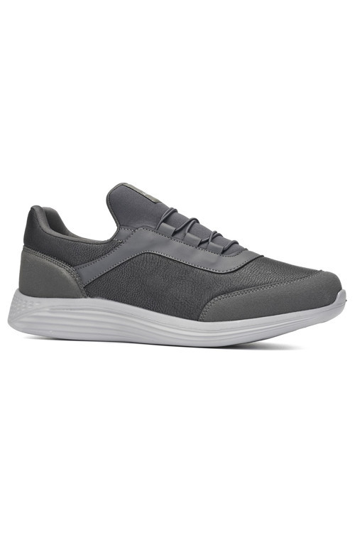 Günlük Erkek Yetişkin Sneaker Büyük Numara Spor Ayakkabı Lastik Bağcıklı Rahat Esnek 110C