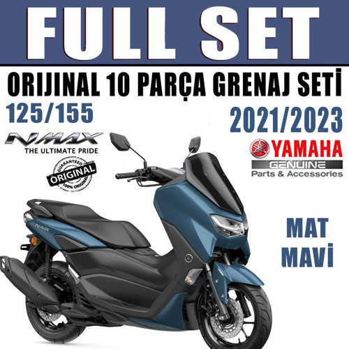 Nmax 125/155 2021-2024 Orijinal Grenaj Seti Mat Mavi 10 Parça