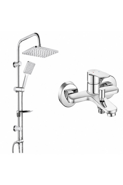Fast Banyo Bataryası + Tema 53242 Rain Carismo Duş Sistemi