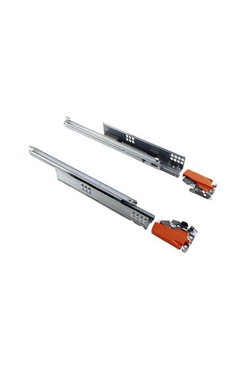 550f4500b 45 cm Tandem Tek Açılım Frenli Çekmece Rayı Mandal Dahil