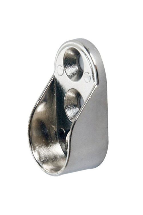 Mini Oval Askı Flanşı Düz Nikel 15x29