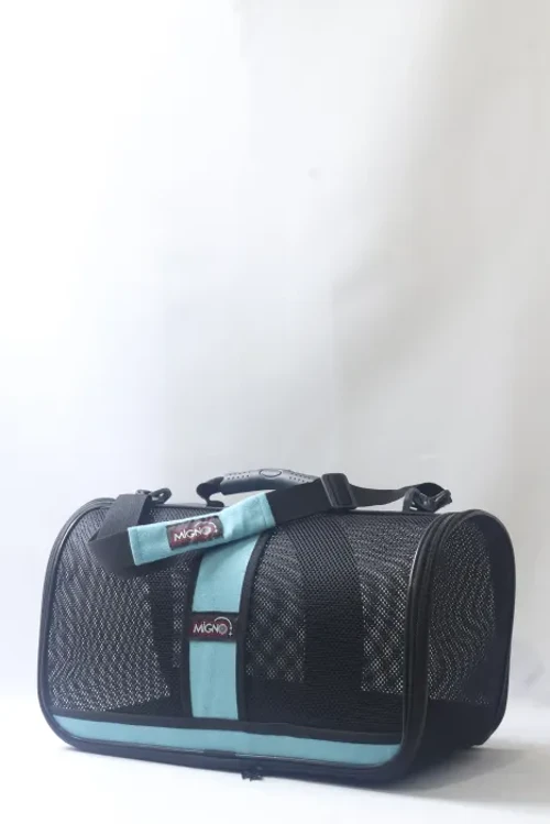 FLYBAG Safir Fileli Model Kedi Köpek Taşıma Çantaları - Açık Mavi
