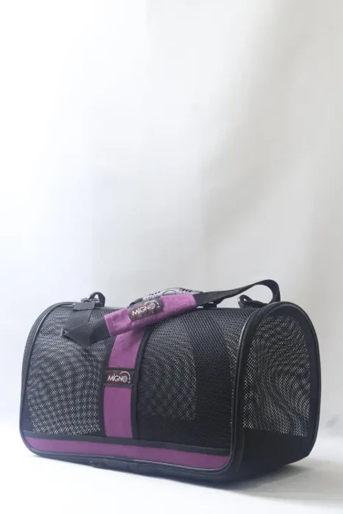 FLYBAG Safir Fileli Model Kedi Köpek Taşıma Çantaları - Mor